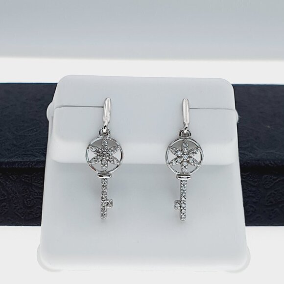 925 sterling silver luxury CZ earrings for women/girls, Best for gRJUS215 - Picture 9 of 11